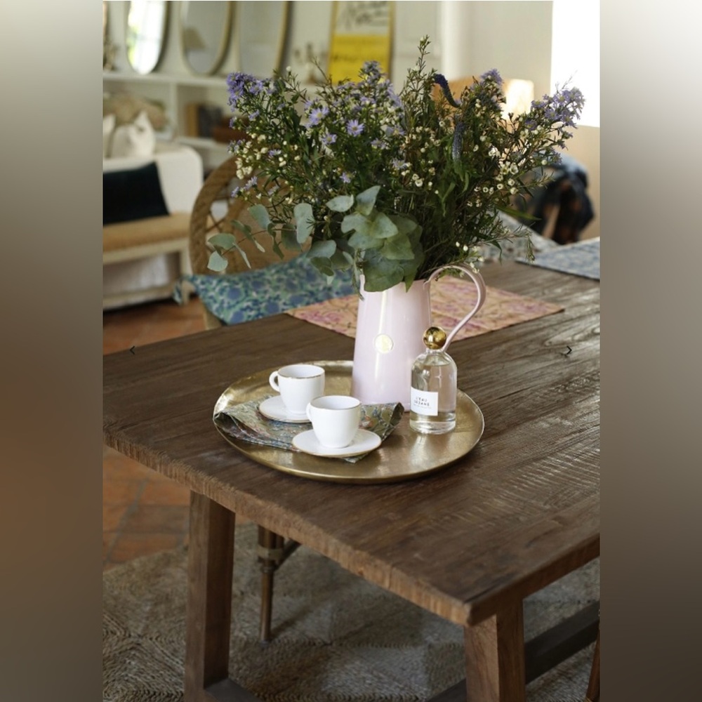 Sezane Jackie Tray. Gold Brass.